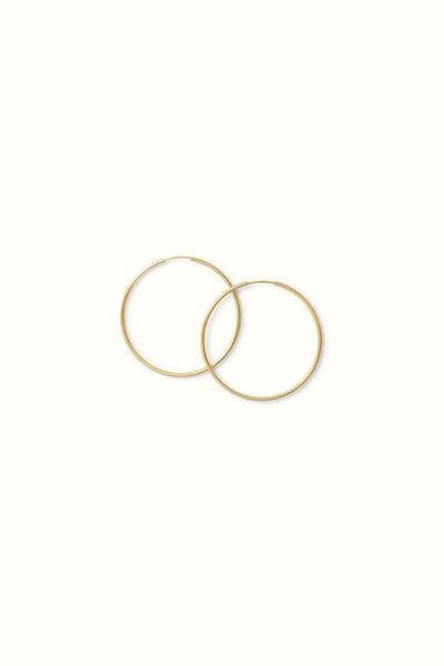 Phoebe Medium Endless Hoop Gold Filled