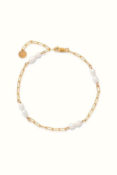 NOWN Fiona Pearl Bracelet Gold Filled