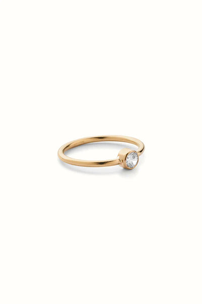 NOWN Jacqueline Zirconia Ring Gold Filled