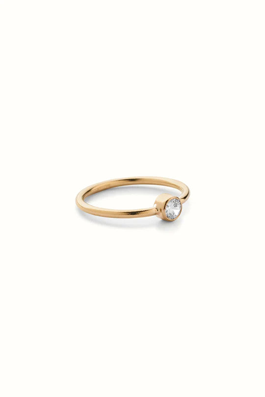 Jacqueline Zirconia Ring Gold Filled