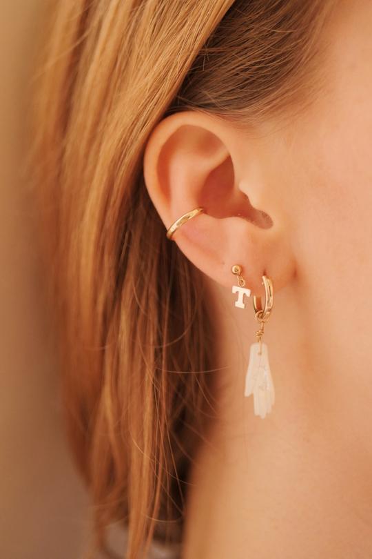 Mick Hammered Ear Cuff Gold Filled