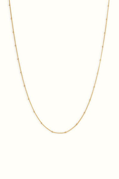 Umi Saturn Chain Necklace Gold Filled