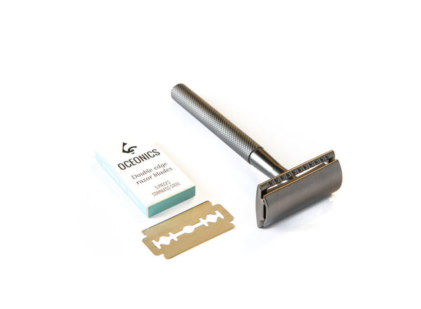 Safety Razor Anthracite | zero waste - Safety Razor Antraciet