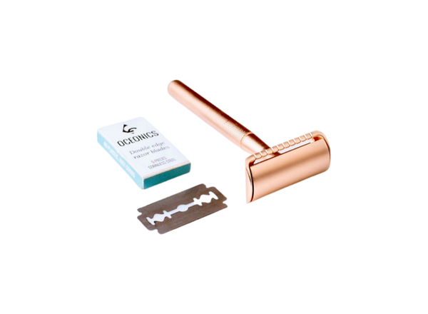 Safety Razor Rose Gold Round