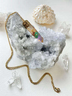 Magic Healing Crystal Orgonite Amulets