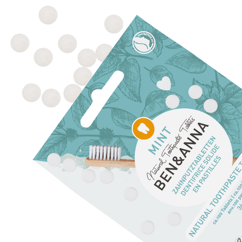 Natural Toothpaste Tablets “Mint” with Fluoride